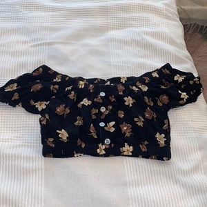 Floral crop top from UO